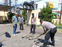 Polsek Leles Polres Garut Kembali Tertibkan Knalpot Brong, Enam Motor Diamankan