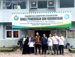 Kepala BPMP Aceh Kunjungi Disdikbud Aceh Selatan, Siap Bersinergi Terapkan Program Prioritas Pendidikan Nasional