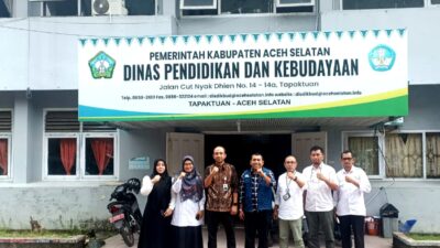 Kepala BPMP Aceh Kunjungi Disdikbud Aceh Selatan, Siap Bersinergi Terapkan Program Prioritas Pendidikan Nasional