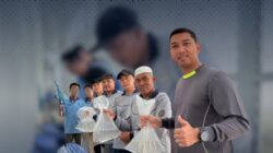 Optimalisasi Lahan Branggang Rutan Tanjung Pura Menambah Jenis Komoditas Program Ketahanan Pangan Melalui Penebaran 2.000 Benih Ikan Lele