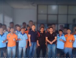 Gelar Tes Urine Mendadak terhadap Warga Binaan Rutan Tanjung Pura Nyatakan Seluruh Hasil Pemeriksaan Negatif