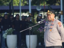 Polda Kaltim Siagakan Brimob, Apel Gabungan Pengamanan Aksi Unjuk Rasa di Kantor Gubernur Berjalan Tertib