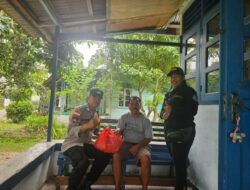 Tim Duta Sosial Polsek BLP Gelar Aksi Peduli, Tebar Kasih untuk Warga Membutuhkan