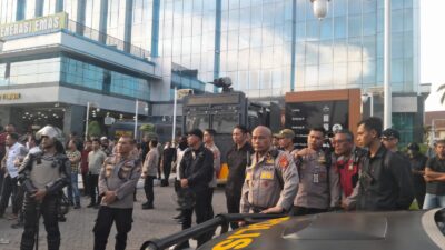 Wakapolda Kaltim Pantau Langsung Aksi Demo, Pastikan Berjalan Aman dan Kondusif