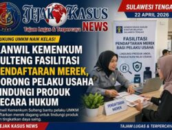 Kanwil Kemenkum Sulteng Fasilitasi Pendaftaran Merek, Dorong Pelaku Usaha Lindungi Produk Secara Hukum