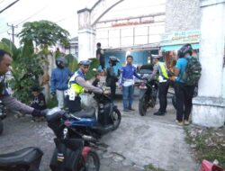 Sering meresahkan, Polisi tertibkan Knalpot Tidak Sesuai Spesifikasi di Samarang Garut. 