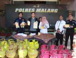 Polres Malang Bongkar Sindikat Pengoplos LPG Bersubsidi di Kepanjen