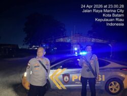 Cegah Kriminalitas Dini Hari, Polsek Sekupang Laksanakan Patroli KRYD