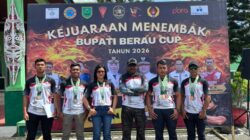 Satbrimob Polda Kaltim Borong 15 Medali di Bupati Berau Cup 2026, Tunjukkan Dominasi di Arena Tembak