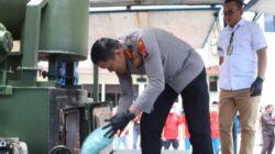 Komitmen Berantas Narkoba, Polresta Barelang Musnahkan Barang Bukti Sabu, Ekstasi dan Liquid Vape.