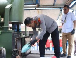 Komitmen Berantas Narkoba, Polresta Barelang Musnahkan Barang Bukti Sabu, Ekstasi dan Liquid Vape.