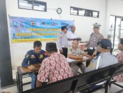 Polres Garut Laksanakan Ramp Check dan Pemeriksaan Kesehatan Kru Bus Jelang May Day