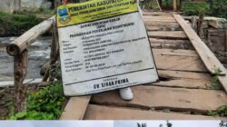 Diduga Proyek Pembangunan Jembatan Cikantrieun Mangkrak, Pemerhati Pembangunan Kecam Keras