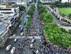 Polda Jatim Apresiasi Elemen Pekerja dan Mahasiswa,May Day di Jawa Timur Tertib dan Damai