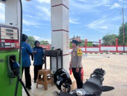 Polsek Teluk Pandan Lakukan Pengecekan SPBU Demi Pastikan Stok BBM Aman dan Distribusi Lancar