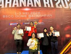 Torehkan Prestasi Gemilang, Bripda Nanda Amelia Ahrida Raih Dua Medali di Kejurnas Karate Piala Menhan 2026