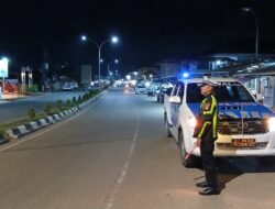 Turjawali Satlantas Polres Kutim Intensif Patroli Dini Hari, Antisipasi Balap Liar di Yos Sudarso