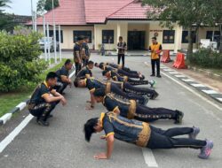 Samjas Berkala Polres Kutim 2026, 40 Personel Ikuti Tes Kesamaptaan Jasmani