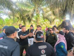 Polsek Rantau Pulung Kawal Proses Constatering Sengketa Lahan oleh PN Sangatta
