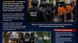 Densus 88 Tangkap Sejumlah Terduga Teroris di Sulawesi Tengah, Warga Diminta Tetap Tenang