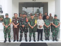 Brigjen TNI Aji Mimbarno Tinjau dan Evaluasi Langsung Pelaksanaan TMMD ke-128 Kodim 0611/Garut