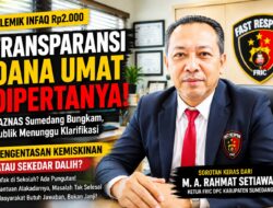Polemik Infaq BAZNAS Sumedang Kian Menguat, FRIC Soroti Penyaluran dan Dugaan Ketimpangan Bantuan