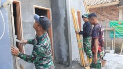 Serda Edi Kusnadi, Anggota Koramil 1103/Sucinaraja, Tekun Kerjakan Pembangunan Rutilahu dalam Giat TMMD ke-128 Kodim 0611/Garut
