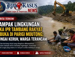 Dampak Lingkungan Jika IPR Tambang Rakyat Dibuka di Parigi Moutong: Sungai Keruh, Warga Terancam, Diminta Pihak Terkai Segera Turun Tangan