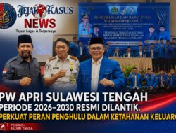 PW APRI Sulawesi Tengah Periode 2026–2030 Resmi Dilantik, Perkuat Peran Penghulu dalam Ketahanan Keluarga