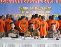 Ungkap Ratusan Kasus Narkotika, Bupati Asri Ludin Tambunan Mengapresiasi dan Dukung Penuh Polresta Deliserdang