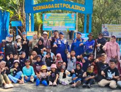 Dit Polairud Polda Kaltim Edukasi Murid Rumah Belajar Garuya Tentang Ekosistem Mangrove