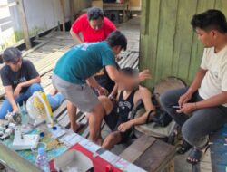 Ditresnarkoba Polda Kaltim Gerebek Kampung Narkoba di Gang Kedondong Samarinda, Dua Tersangka Diamankan
