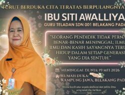 Awalliyah, S.Pd.SD Tutup Usia, Tinggalkan Jejak Pengabdian Penuh Kasih