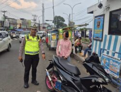 Satlantas Polres Garut Tindak Tegas Knalpot Brong, 10 Motor Diamankan dalam Razia Siang Hari