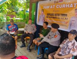 Jumat Curhat Polsek Muara Bengkal, Warga Sampaikan Keluhan Sampah hingga Kamtibmas