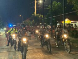 Pantau Situasi Malam Idul Adha, Kapolres Aceh Utara dan Personel Laksanakan Patroli Wilayah
