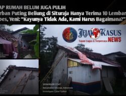 Korban Puting Beliung di Situraja Hanya Terima 10 Lembar Asbes, Yeni: “Kayunya Tidak Ada, Kami Harus Bagaimana?”