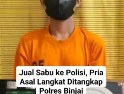 Nyamar Jadi Pembeli, Polisi Ringkus Pengedar Sabu Asal Langkat di Binjai Timur