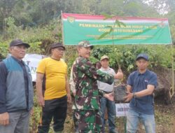 Kodim 0610/Sumedang Gelar Pembinaan Lingkungan Hidup TA 2026 dan Penanaman 185 Pohon di Gunung Geulis