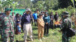 Tanam Pohon Cengkeh, Satgas TMMD ke-128 Kodim 0611/Garut Laksanakan Program Unggulan KASAD Bidang Penghijauan