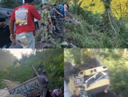 Truk Pengangkut Beras Bulog Terjun ke Sungai di Tanjakan Pengantin Pamulihan, Enam Orang Jadi Korban