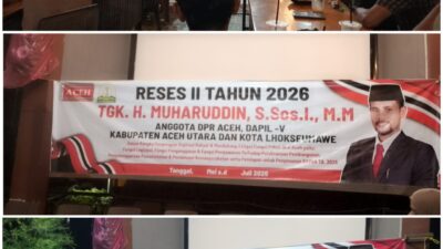 Anggota DPRA Tgk H. Muharuddin Gelar Reses II Tahun 2026, Serap Aspirasi Masyarakat Terkait Pascabanjir dan Infrastruktur