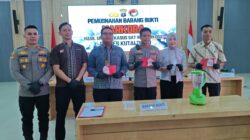 Polres Kutim Musnahkan 29,26 Gram Sabu, Empat Pelaku Narkoba Berhasil Diamankan