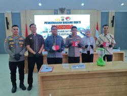 Polres Kutim Musnahkan 29,26 Gram Sabu, Empat Pelaku Narkoba Berhasil Diamankan