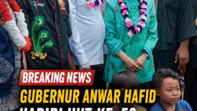 Gubernur Anwar Hafid Hadiri HUT ke-50 Penempatan Transmigrasi di Tinombala, Disambut Antusias Masyarakat Ongka Malino