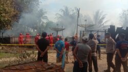 Kebakaran Bedeng 6 Pintu di Patih Galung Prabumulih Barat, Kerugian Diperkirakan Capai Ratusan Juta Rupiah