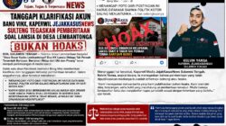 Tanggapi Klarifikasi di Media Sosial, Kaperwil JejakKasusNews Sulteng Tegaskan Pemberitaan Soal Lansia di Desa Lembantonga Bukan Hoaks