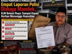 Empat Laporan Polisi Diduga Mandek, RJN : Sampai Kapan Korban Menunggu Kepastian 