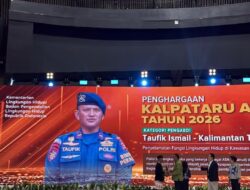 Dedikasi Jaga Ekosistem Pesisir, Personel Ditpolairud Polda Kaltim Aipda Taufik Ismail Raih Penghargaan Kalpataru 2026