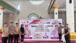 Sambut HUT Bhayangkara ke-80, Polsek Muara Wahau Bersihkan Masjid! Aksi Humanis Ini Tuai Apresiasi Warga